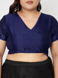 Plus Size Silk Blend Stretchable Blouse