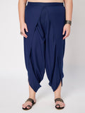 Plus Size Cotton Solid Dhoti