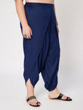 Plus Size Cotton Solid Dhoti