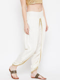 Cotton Viscose Embellished Dhoti