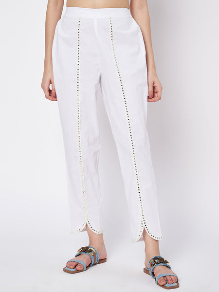 Cotton Mirror work Dhoti