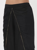 Chroma Solid Embellished Dhoti