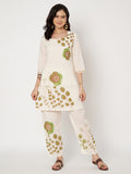 Cotton Floral Block Printed Co-ord Set