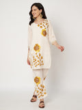 Cotton Floral Block Printed Co-ord Set