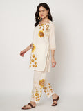 Cotton Floral Block Printed Co-ord Set