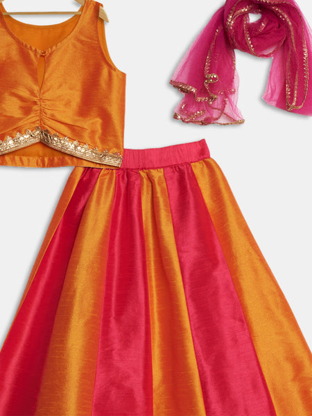 Dupion Kalidaar Embellished Lehenga Set