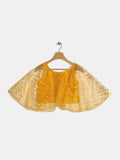 Net Gota Embroidered Cape Top