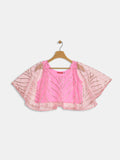 Net Gota Embroidered Cape Top