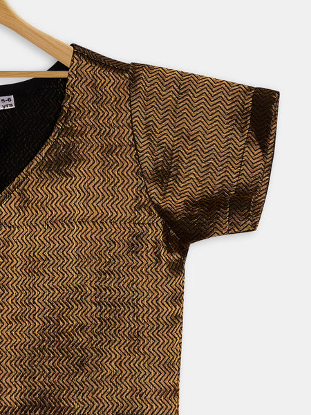 Brocade Front Open Koti Top