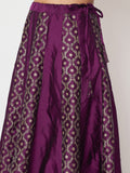 Silk Blend Block Printed Kalidaar Skirt