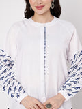 Cotton Sleeve Block Printed Shirt
