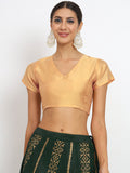 Silk Blend Stretchable Readymade blouse