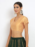 Silk Blend Stretchable Readymade blouse
