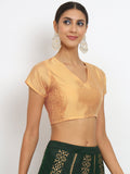 Silk Blend Stretchable Readymade blouse