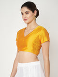 Silk Blend Stretchable Readymade blouse