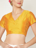 Silk Blend Stretchable Readymade blouse