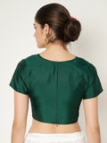 Silk Blend Stretchable Readymade blouse