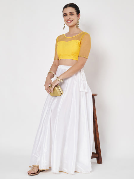 Net Embellished Readymade blouse