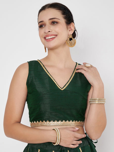 Dupion Embellished Readymade blouse