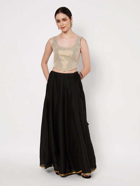 Shimmer Stripe Readymade Corset Blouse