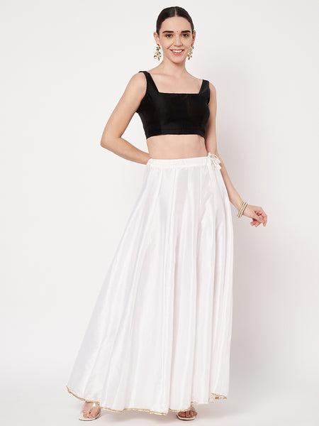 Silk Blend Padded Stretchable Readymade Blouse