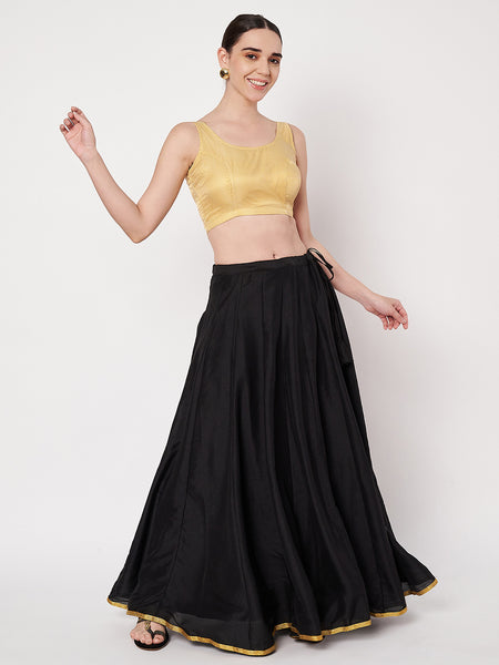 Chanderi Zari Stripe Readymade Blouse