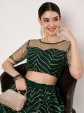 Net Gota Embroidered Readymade Blouse
