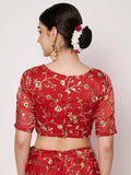 Organza Embroidered Readymade Blouse