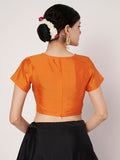 Silk Blend Stretchable Readymade Blouse