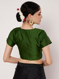 Silk Blend Stretchable Readymade Blouse