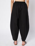 Cotton Solid Pocket Loose Fit Trousers