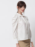 Chroma Power Shoulder Embellished shirt
