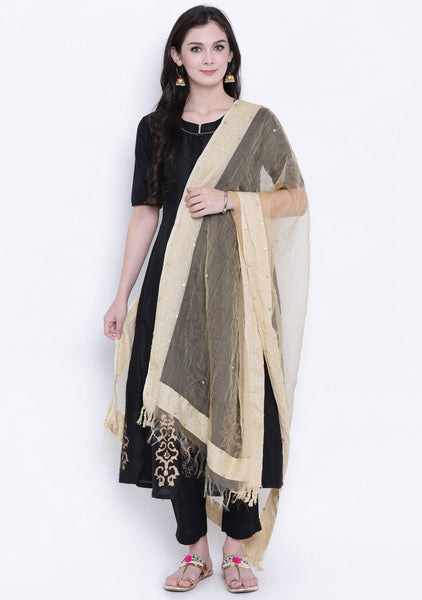 Organza Embellished Border Dupatta