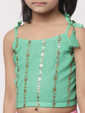 Net Sequins Embroidered Lehenga Set with Dupatta