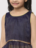 Net Sequins Embroidered Peplum Lehenga Set with Dupatta