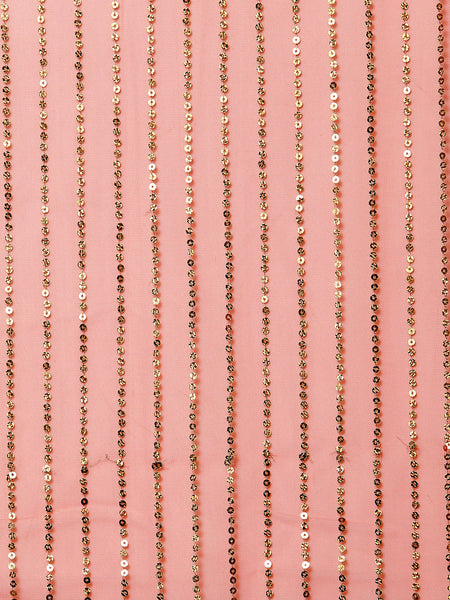 Organza Sequins Embellished Lehenga Set with Dupatta