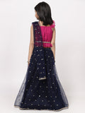 Net Sequins Embroidered Ruffle Lehenga Set With Dupatta