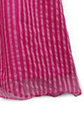 Organza Woven Striped Skirt