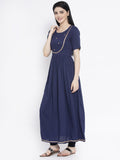 Viscose Sequin Embroidered Maxi Kurta