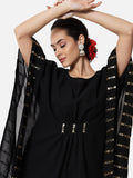 Georgette Sequin Embroidered Kaftan