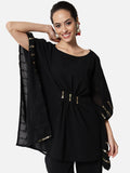 Georgette Sequin Embroidered Kaftan