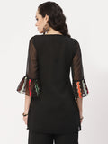 Georgette Sequin Embroidered Kurti