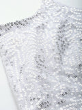Net Sequins Embroidered Gathered Lehenga Set
