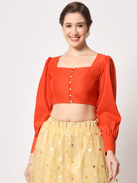 Chroma Button Down Readymade blouse