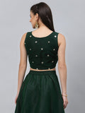 Net Sequin Embroidered Readymade blouse