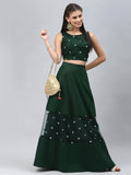 Net Sequin Embroidered Readymade blouse