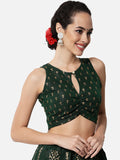 Dupion Block Printed Readymade blouse