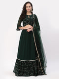 Georgette Sequin Embroidered Readymade blouse