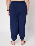 Plus Size Cotton Solid Dhoti