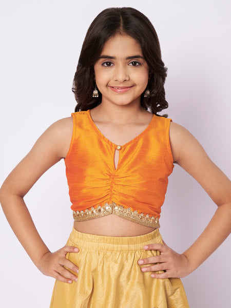 Dupion Embellished Top